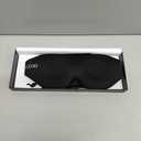 MZOO - Antifaz para dormir unisex con contorneado 3D, mscara de sueo con moldeado cncavo, bloqueo de luz, suave y cmoda, para viajes, yoga y siestas, color negro