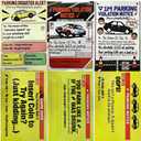 120PCS Bad Parking Cards, 14PT Thick Cardstock with Clear Printing - for Neighborhood/Apartment Parking Disputes, Mall/Street Mis parking - Ideal for Car Owners, Homeowners, Tenants.