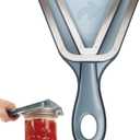 Jar Opener for Weak Hands & Seniors with Arthritis Easy Twist-Off Lid & Bottle Opener Ergonomic Non-Slip Handle, Unique Kitchen Gadget & Ideal Christmas Gift for Elderly, Women & Men (Gray)