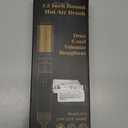 Round Hair Blow Dryer Brush - 1.2 Inch Ceramic Barrel Hair Dryer Brush for Short/Middle Hair, One Step Drying, Volumizing, Straightening and Styling, Negative Ionic Dryer Brush (Black-Golden, 1.2)