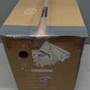 Sweetcrispy Countertop Ice Maker Machine, Portable Self-Cleaning Ice Machine with Ice Scoop, Basket and Handle, 9 Cubes in 6 Mins, 26.5lbs/24Hrs, 2 Sizes of Bullet Ice for Home Kitchen, Coal Black