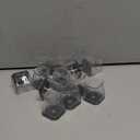 Ansible 24 Pcs Chair Leg Floor Protectors Square, Silicone Felt Furniture Leg Pads Caps Covers for Hardwood Floors (Fit:1-1/16" to 1-5/8") (Clear)