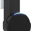 Maxonar Pop Wall Mount, Outlet Wall Mount Speaker Holder No Screws and Drill Needed Cable Hidden Storage Compatible with Google Nest, Pop- Black (1 Pack)