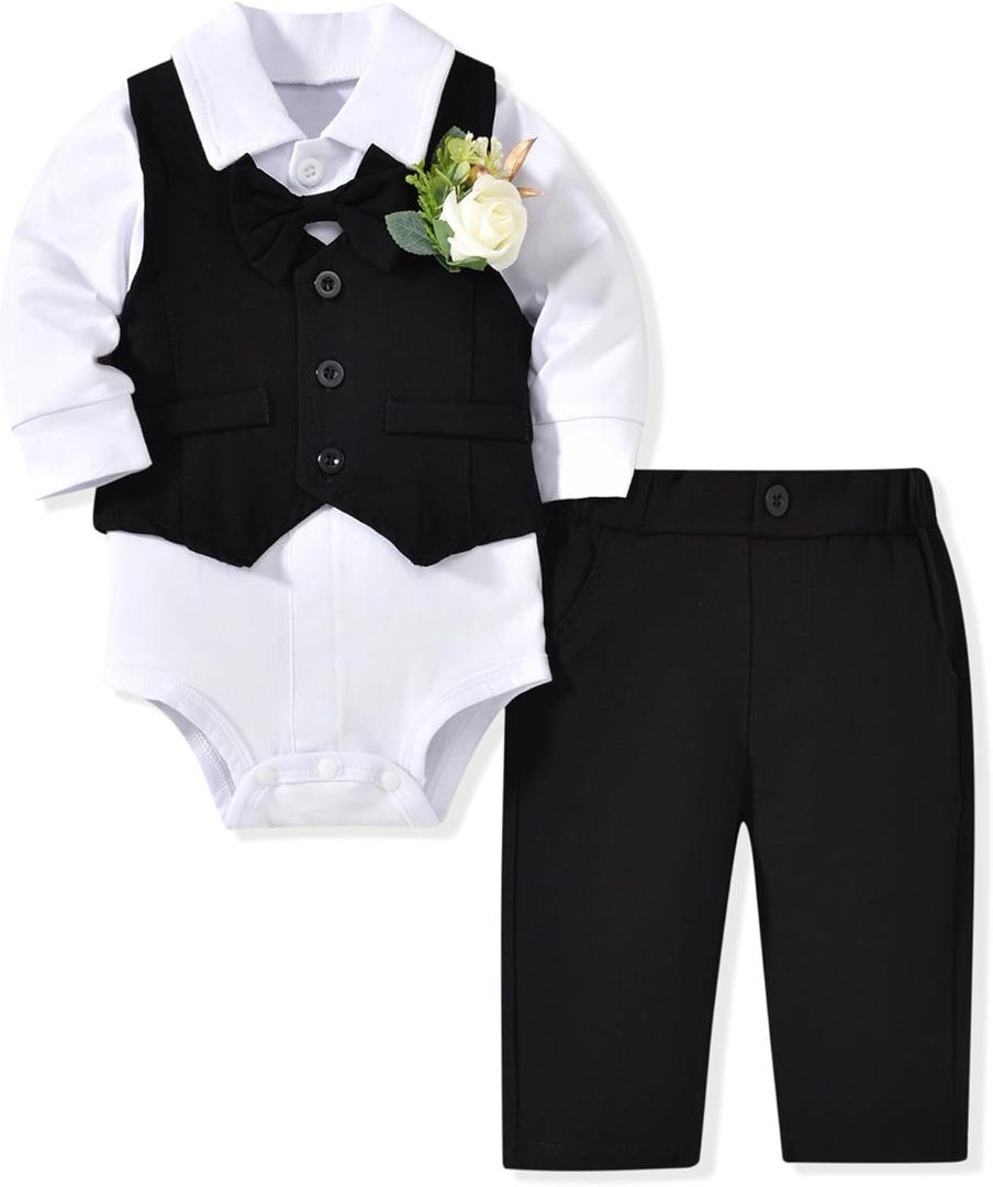 Baby Boy Suits 0-24 Months (Black)