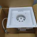 Orsong Bathroom Exhaust Fan 10" Panel Ultra Quiet without Light(8x8 Mount), 110CFM, 4" Duct for Bathroom/Garage/Home
