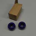 AirMoon Mini Ceramic Toothbrush Holder for Bathroom - Midnight Blue Small Countertop Organizer, Easy Clean Toothbrush Stand, Suit for Electric Toothbrush Head, Pens & Coffee Spoon, Pack of 2