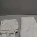 MIULEE Natural White Linen Curtains 60 Inch Length 2 Panels for Bedroom Living Room, Soft Thick Linen Textured Window Drapes Semi Sheer Light Filtering Back Tab Rod Pocket Burlap Look Decor