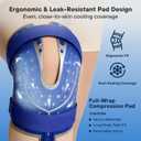 Ice Machine for Knee After Surgery FSA Cold Therapy Machine with Auto Timer, Leak-Proof Reinforced Bucket & Adjustable Flow for Knee Replacement and Multi-Joint Recovery, HSA Eligible