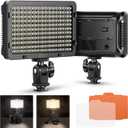 Neewer on Camera Video Light Photo Dimmable 176 LED Panel with 1/4" Thread for Canon, Nikon, Sony and Other DSLR Cameras, 5600K (Battery Not Included)