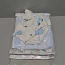 Ramede 6 Pack Swaddle Blanket with Hats for Baby Girl Boy 100% Cotton Swaddles 0-3 Months, Adjustable Breathable Skin Friendly Receiving Blanket Wrap, Essential for Newborns (Blue and Green)