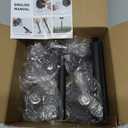 pearlstar Solar Lights Outdoor Garden Decor - 8 Pack 16inch Solar Pathway Lights for Outside, Waterproof Solar Powered Outdoor Garden Light for Yard, Landscape, Walkway, Patio