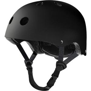 Skateboard Helmet Impact Resistance Ventilation for Youth & Adults (Medium, Black)