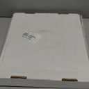 White Daisy Pink Flower Spring Wildflower Silent Non-Ticking Kitchen Clock Decor 9.5 Inch Round PVC Oil Painting Dial Battery Operated Easy to Read for Bedroom Living Room Home (A003)