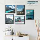 16x20 Picture Frames 5 Pack, Black Poster Frames for Horizontal or Vertical Wall Mounting