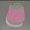 green sprouts Stay-dry Milk Catcher Bibs (3 Pack) | Collar absorbs milk to prevent rashes | Waterproof inner layer, Absorbent terry cotton, Machine washable