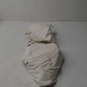 Benedeco Ivory White Velvet Curtains for Bedroom Window, Super Soft Luxury Drapes, Room Darkening Thermal Insulated Rod Pocket Curtain for Living Room, W52 by L84 inches, 2 Panels