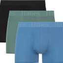 Hanes Men's Supersoft Underwear, Viscose from Bamboo, Trunks and Boxer Briefs
 M 3 Pack