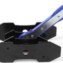 ALLGOOD 360° Brake Caliper Press Tool with 2 Groups Steel Plates,Blue Ratchet Piston Spreader Automotive Tools Car Brake Repair & Instalation,4 in 1 Universal Disc Ratchet Brake Caliper Tool