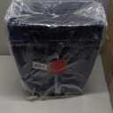 iDesign Small Plastic Bathroom Trash Can, Slim Rectangle Garbage Bin for Bedroom, Office, Dorm, 2-Pack, Navy Blue