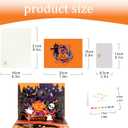 Magic Ants Musical Halloween Pop Up Card with Lights  3D Haunted House Ghosts Pumpkins Bats  Spooky Halloween Greeting Card for Kids and Adults Includes Envelope and Blank Note