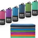 BOGI Microfiber Quick Dry Travel Sports Towel, Blue, 60"x30"+16"x16"