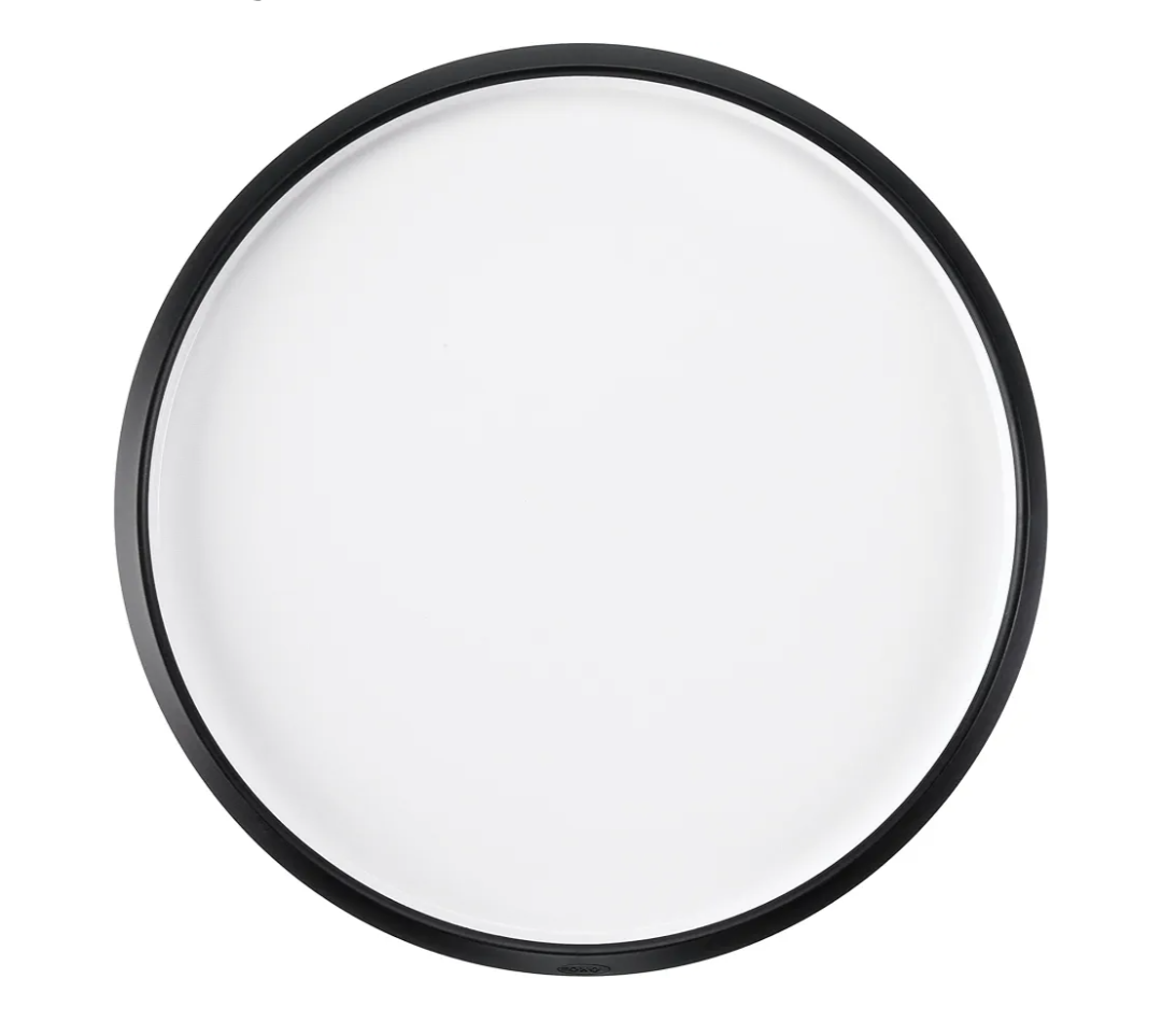 24 Inch Large LED Flush Mount Ceiling Light, 50W,5480LM, 3000K/4000K/6000K CCT Selectable,White Round Flat Panel Low Profile Ceiling Light Fixtures for Hallway, Kitchen, Bedroom, Laundry Room