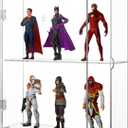 NIUBEE Acrylic Display Case, Clear Display Case for Funko Pop Figures, Wall Mounted or Desktop Dustproof Display Cabinet Box for Collectibles, Rock, Crystals, Mini Toys, Amiibo (2 Tiers