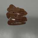 WILLBOND 30 Pieces 3.1 Inch Large Metal Snap Hair Clips Nonslip Barrettes Women Hair Accessories (Brown)