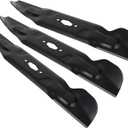 3 Pack High-Lift Mower Blades for 54" Decks - Compatible with Cub Cad et ZT1-54, ZT2-54, XT1-GT54, XT2-ST54 - Replaces 742P05086, 742-05086
