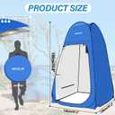AKOZLIN Portable Pop Up Shower Tent Instant Privacy Dressing Changing Tent Outdoor Shower Room Camp Toilet Tent, 47.2" L 47.2" W 74.8" H
