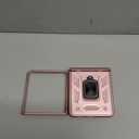 Megden for Samsung Galaxy Z Flip 7 Case with Hinge Protector and Ring Metal Magnetic Kickstand Phone Case Military-Grade Drop Resistant Protection Cover for Galaxy Z Flip 7 (Pink）