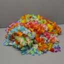 Leis for Luau Party - 24 Count | Thick and Lush Flower Leis for Luau Parties, Graduations, Birthdays, and Beach Weddings | Tropical Party Decorations and Hula Dance Accessories(Mixed Color)