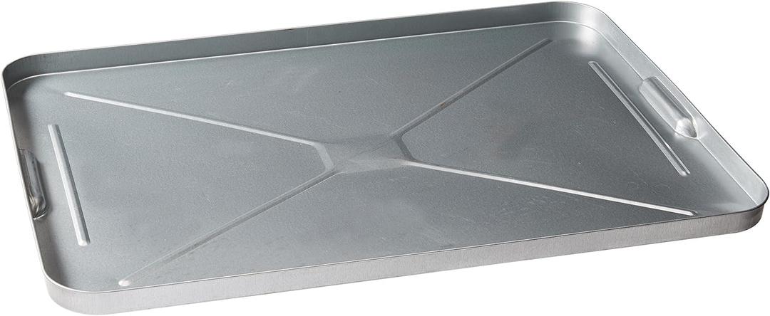 LubriMatic 75-755 Formed Grip Galvanized Metal Drip Pan (17  X 25  X 1 Inches)