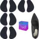 Medial & Lateral Heel Wedge Silicone Insoles,Supination Insoles & Overpronation Corrective Shoe Inserts,for Foot Alignment, Knee Pain, Bow Legs, Osteoarthritis (Black)