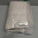 ZeeMart Grid Embroidered Hemmed Tablecloths, Light Tan 60x120 Inch, Farmhouse Style Heavy Weight Cotton Linen Light Beige Tablecloths, Boho Plaid Water Resistant Rectangle Table Cloth