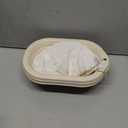 2 x 8 inch Pulp Oval Sourdough Banneton Bread Proofing Basket Baking Supply with Linen Liners for Professional and Homemade Artisan Bread