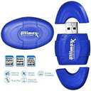 Ultimaxx High Speed High Capacity SD Micro SD Reader for Microsoft XP and Windows 7, 8 and 10; Mac 10.4.6