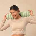 Wave Pillow II - Spine Stretcher Massage Tool, Yoga & Piliates Spine Alignment Corrector for Back Pain Relief, Neck, Shoulder, Lower Back & Hip Massage Device (Sweet Pink)