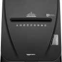 Amazon Basics 150-Sheet Autofeed Micro-Cut Paper and Credit Card Shredder, High Security Level P-4 with 8.5-Gallon Bin, 60-Minute Continuous Run Time, Black
