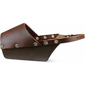 JorVet Leather Muzzle for Dog  Comfortable & Durable to Prevent Biting |Vet-Approved for Safety  Adjustable & Secure Fit  Large, Brown