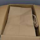 FACEBAG 100Pcs Brown Paper Bags with Handles Bulk, 16x6x12 Inches, Large-sized Kraft Paper Shopping Bags & Gift Bags for Party Favors Grocery Shopping & Retail Reusable & Durable