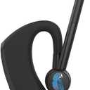 BlueParrott M500XT Mono Bluetooth Headset, 93% NoiseCancelling AIPowered DualMic, OpenEar Design for Rideshare & Delivery Drivers, IP54Rated, 11 Hours Talk Time, Black