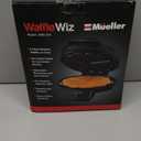 Mueller Heart 5 Waffle Maker, Norwegian Waffle Iron, Adjustable Browning Control & Nonstick, Cool Touch Handle, Easy to Clean, Small Kitchen Appliances