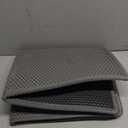 Pieviev Cat Litter Mat Double Layer Waterproof Urine Proof Trapping Mat 1 Pack (Gray, 24x15 Inch (Pack of 1))