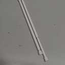 Cupboard Bars Spring Tension Rod, Adjustable 16-28 Inches, No Drilling Small Tension Shower Curtain Rod Ideal for Small Windows, Lockers, Kitchen，Wardrobes 2PC-13TD16-28WHx2