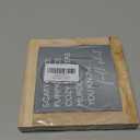 Fall Wooden Sign Autumn Home Decor Farmhouse Style Thanksgiving Decoration Solid Wood Plaque Gift For Halloween Lovers 5.9x5.9 inch