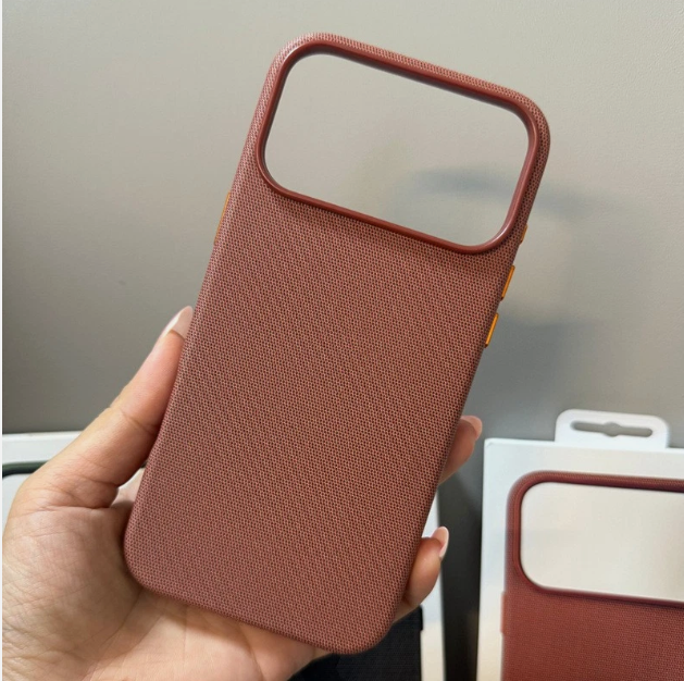 For iPhone 17 Pro Max 17 Pro 17 Apple Tech/Woven Case Magsafe PC+ Fabric Cover