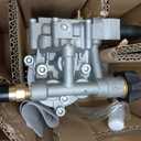 Biswing Pressure Washer Pump, 3/4" Shaft Horizontal Axial Plunger, 3400 PSI Max, 2.5 GPM, Replacement Pumps for Cold Water Gas Power Pressure Washer
