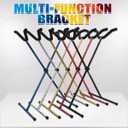 Airplane Display Stand 106×51×35cm Multi-Function Bracket for RC Model (Gold), 41.73×20.08×13.78 inches