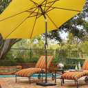 Blissun Umbrella Replacement Lower Pole, Patio Umbrella Bottom Pole with Bullet Buckle, Only Compatible Umbrellas